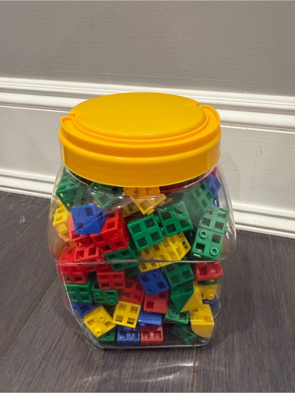 Lakeshore Snap & Build Blocks Jar Building Kids Toddlers - Picture 4 of 7